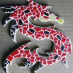DIY Kit mosaïque enfant 'DRAGON ROUGE' 